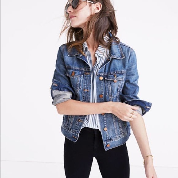 Madewell Denim Jacket: Style F0370 Pinter Wash